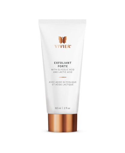 <img src="exfoliant-forte-product-image.jpg" alt="Vivier® Exfoliant Forte - Advanced Exfoliating Solution for Smooth, Renewed Skin - Glycolic Acid, Dermatologist Recommended">