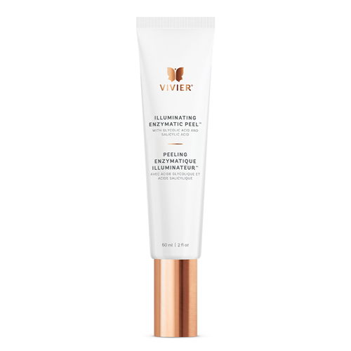 <img src="illuminating-peel-product-image.jpg" alt="Vivier® Illuminating Enzymatic Peel™ - Gentle Exfoliation for Radiant Skin - Brightening, Antioxidant-Rich Formula">