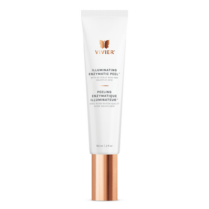 <img src="illuminating-peel-product-image.jpg" alt="Vivier® Illuminating Enzymatic Peel™ - Gentle Exfoliation for Radiant Skin - Brightening, Antioxidant-Rich Formula">