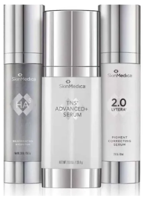 SkinMedica trio: Lytera 2.0, TNS Advanced+ Serum, and HA5