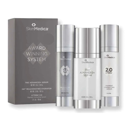 SkinMedica trio: Lytera 2.0, TNS Advanced+ Serum, and HA5