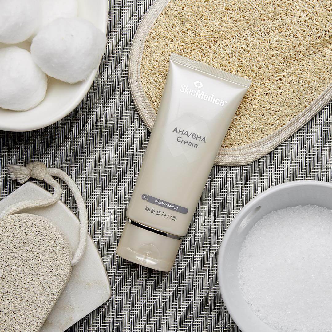 Enhance skin radiance with SkinMedica AHA/BHA Cream. Professional-grade exfoliation for smoother texture, improved tone, and a youthful complexion. Shop at Skin Boutique Online